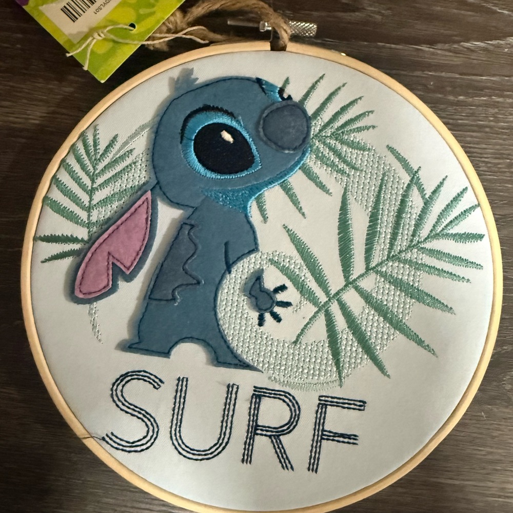 Stitch Embroidered Wall Art